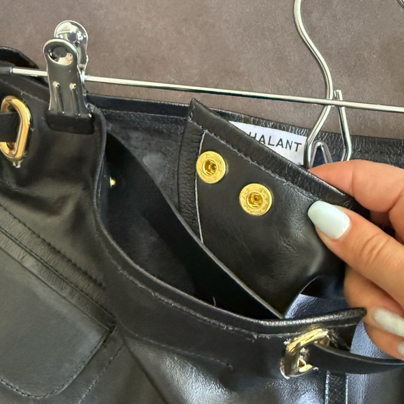 NonChalant Black Leather Mesh Skirt maxi - Picture 9 of 9